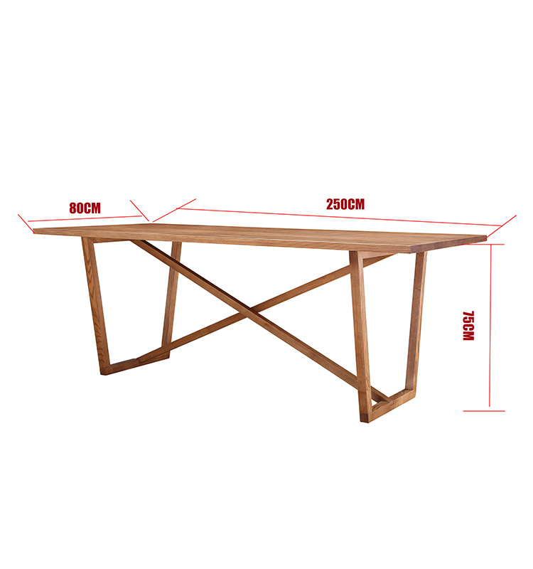 2019 Mobiliario moderno de mesa de comedor de madera