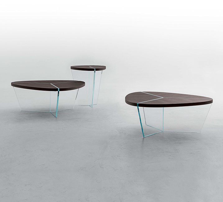 Mesa moderna de la superficie de la superficie redonda de DeSgn