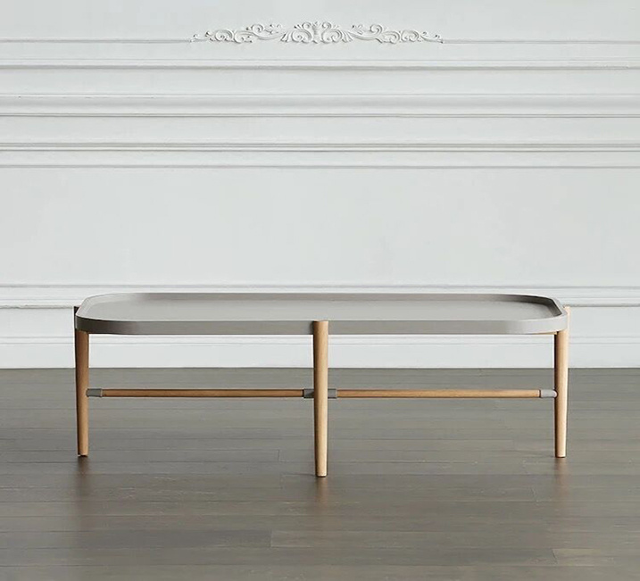Mesa moderna de la mesa de caf&eacute; cuadrada blanca