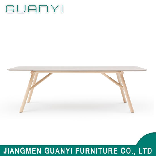 Modern Simple Solid Wood Dining Table 
