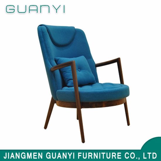 Comfortable Living Room Tufted Upholstery Lounge Chair with Ottoman