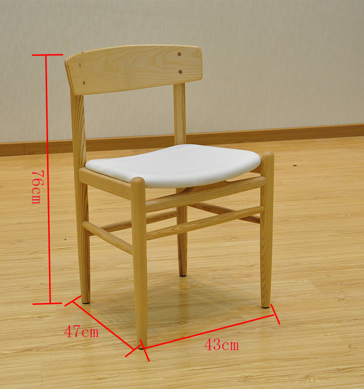 2018 Simply Modern Muebles de madera Conjuntos de comedor Silla de restaurante