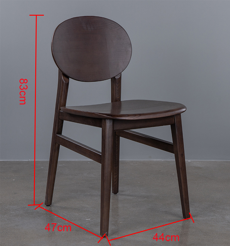 2019 nuevos conjuntos de comedor de muebles de madera Silla de restaurante