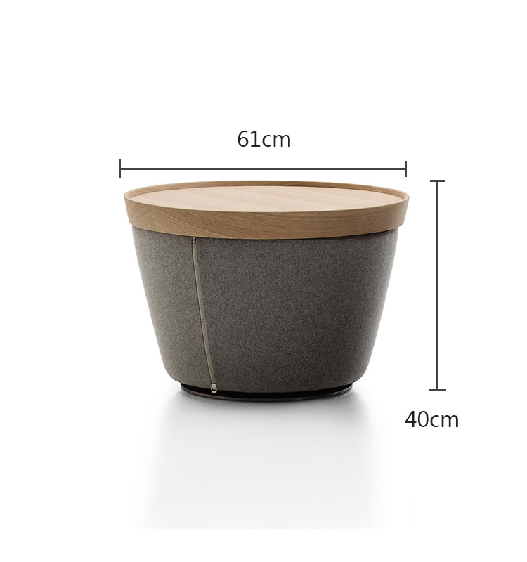 2019 Mobiliario de madera moderno Ronda Restaurante Mesa de centro