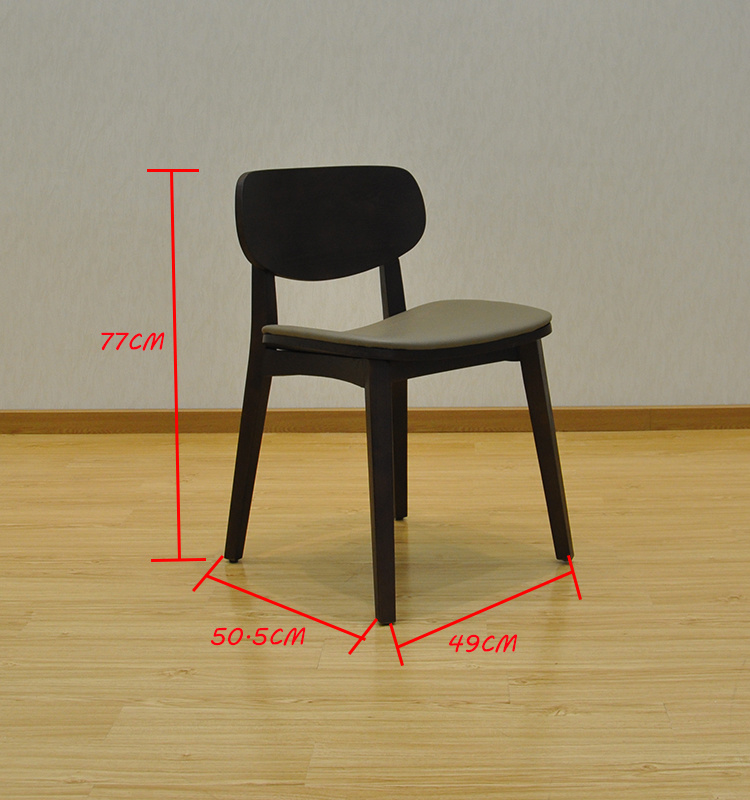 2019 Moderno nuevo restaurante de madera Oficina Silla de comedor