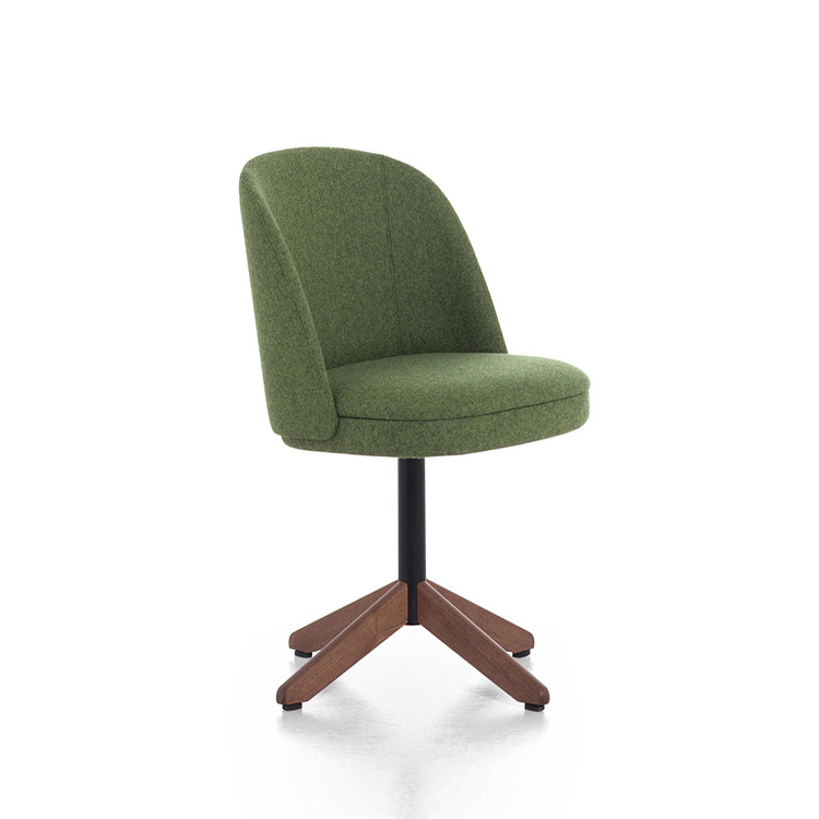 2019 venta caliente moderna tela de madera silla de oficina