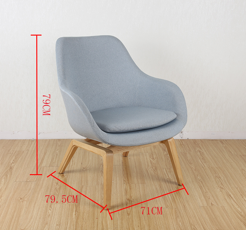 2019 Muebles de madera modernos Silla de ocio