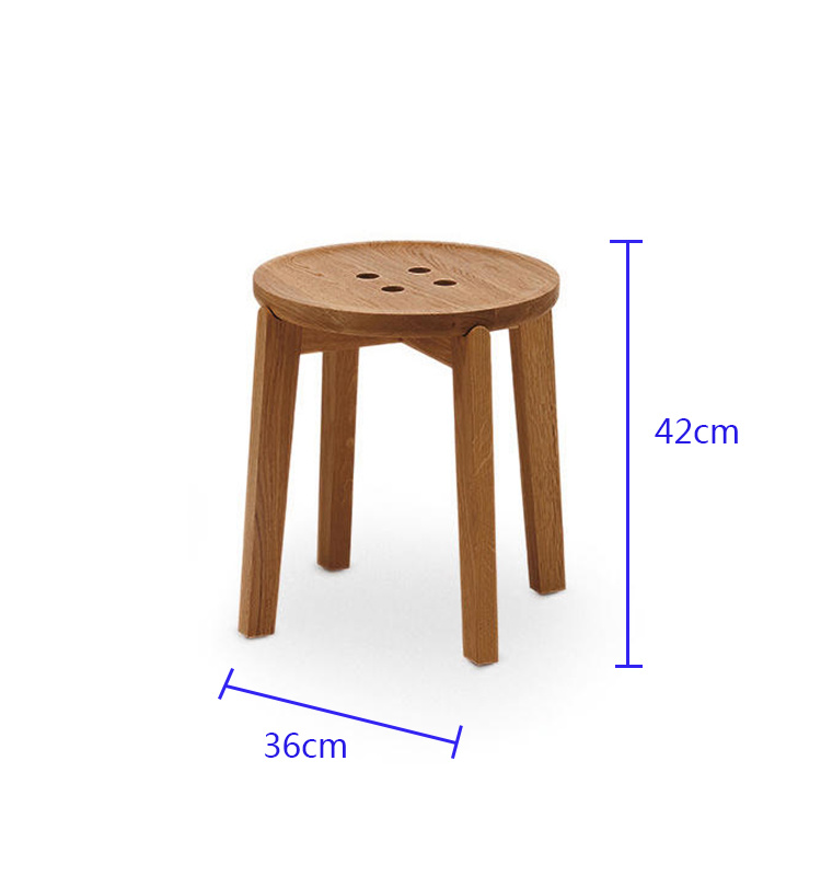 Taburete de silla de comedor de bot&oacute;n de mobiliario de soporte de soporte