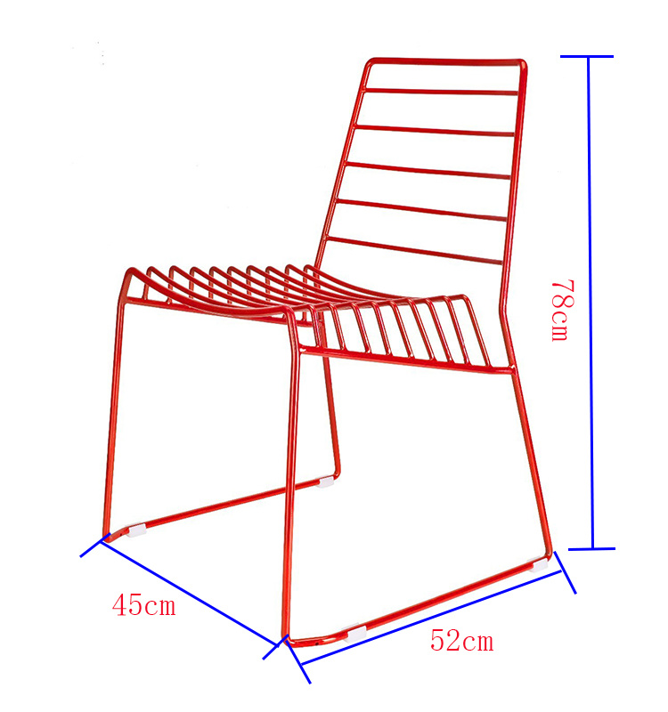 2018 Metal Color Black Color High Back Comedor Silla de hotel