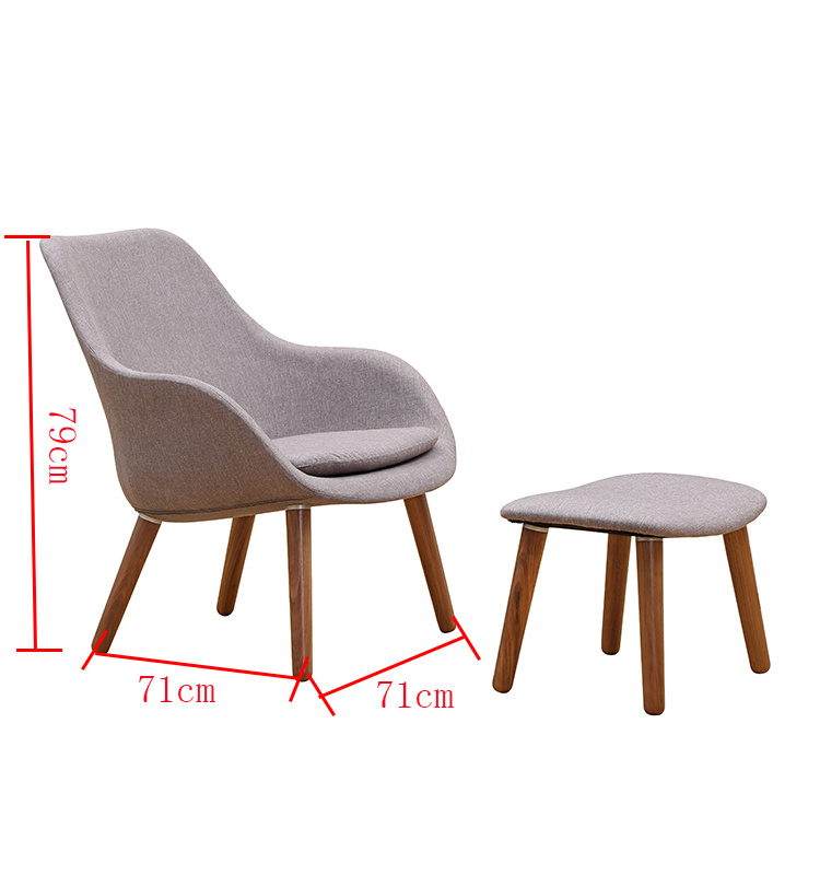 2019 Nuevo hotel de madera Muebles de ocio Sillones de ocio