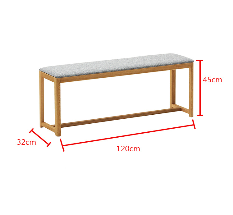 Estilo contratado Natural Soild Wood Coamber Mobiling Bancos de ocio