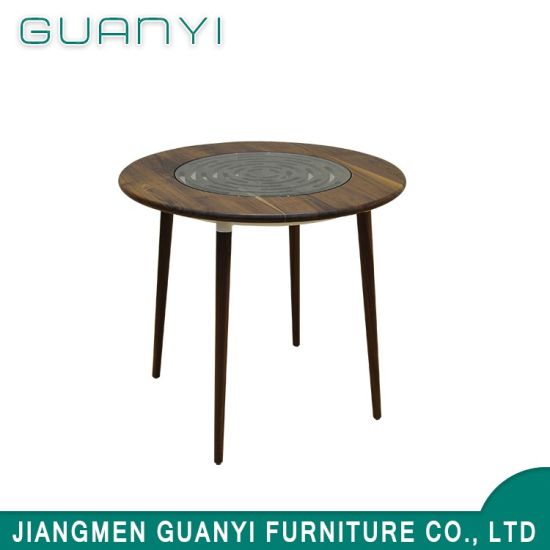 Hot Selling Bright Round Wood Dining Table