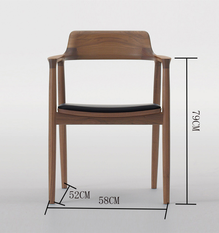 2019 Conjuntos de comedor de madera modernos Silla Rataurant