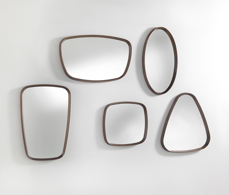 Dise&ntilde;o &uacute;nico de muebles de forma irregular espejo de ba&ntilde;o