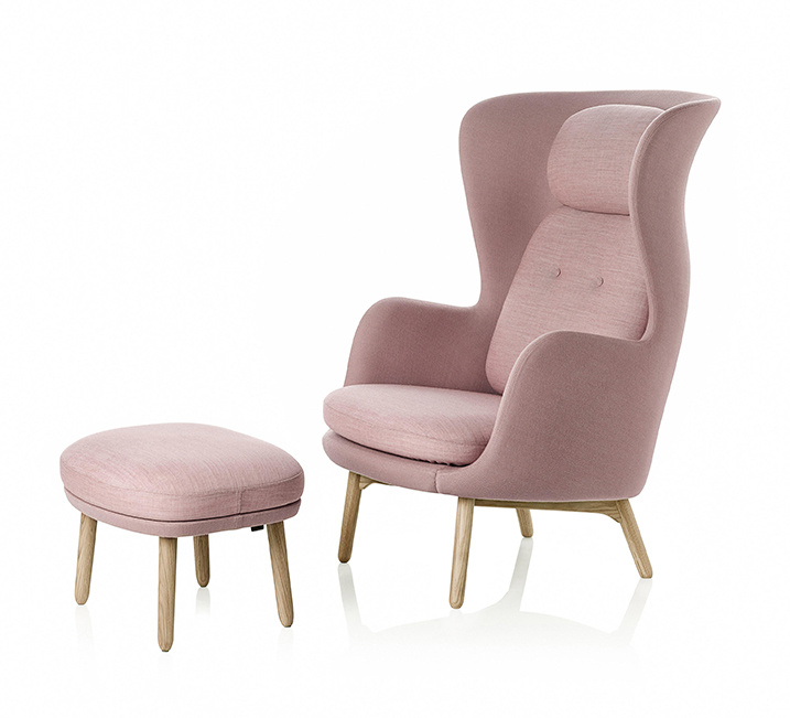 2019 nuevos productos de madera Sill&oacute;n suave de alta espalda con reposapi&eacute;s