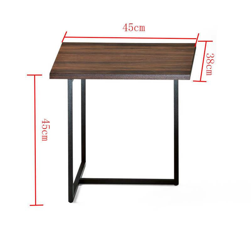 2019 Modern Metal Base Muebles de madera Caf&eacute; mesa