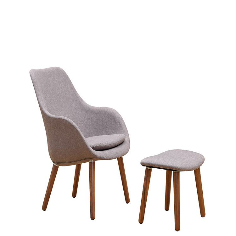 2018 Venta caliente Sill&oacute;n de hotel bajo en espalda con reposapi&eacute;s